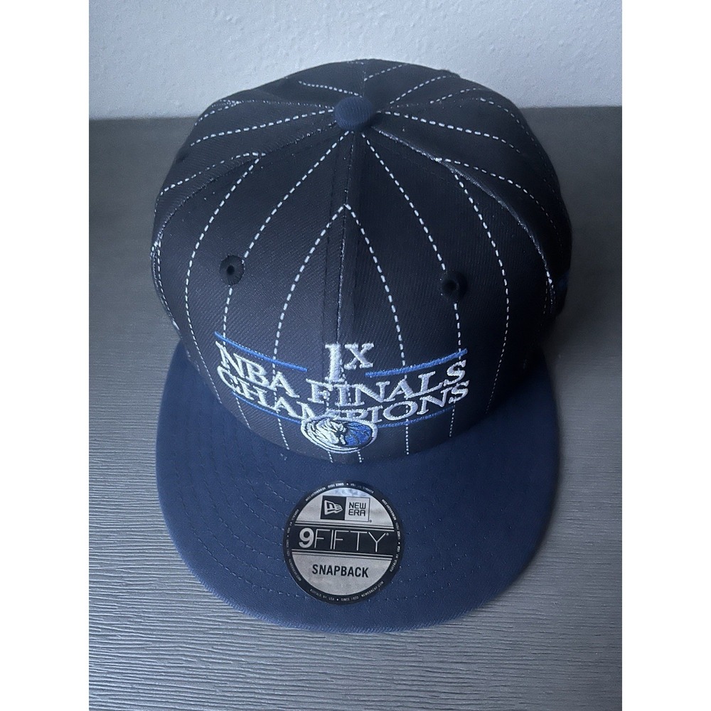 Dallas Mavericks 1x NBA FINALS CHAMPIONS Adjustable Snapback 9Fifty‎ Cap Hat NWT